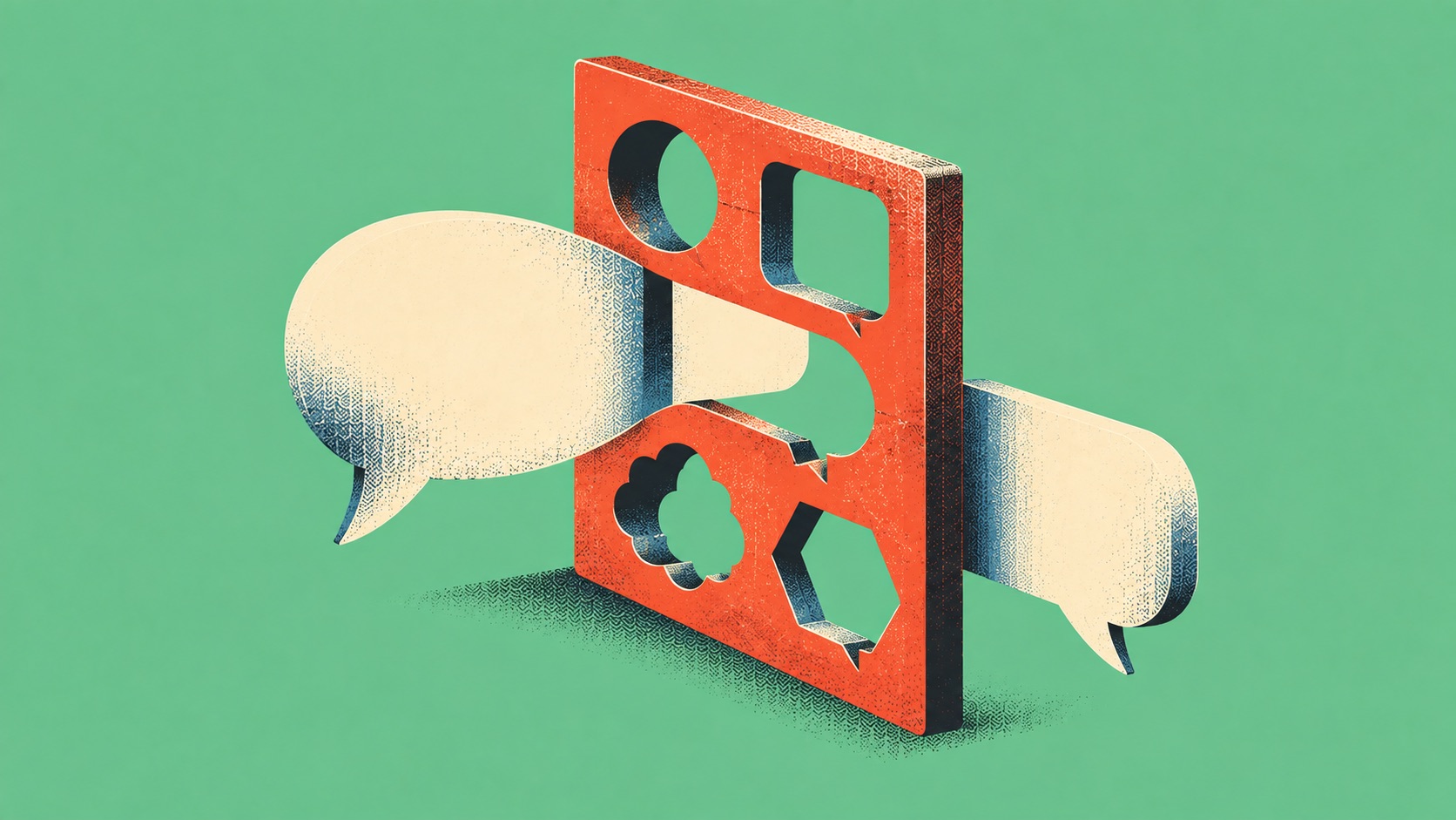 Illustration zum Thema Gendern und öffentliche Sprache